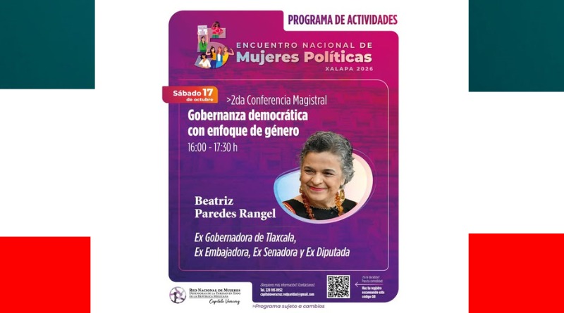 BEATRIZ PAREDES ENCABEZARÁ ENCUENTRO DE MUJERES POLÍTICAS EN XALAPA