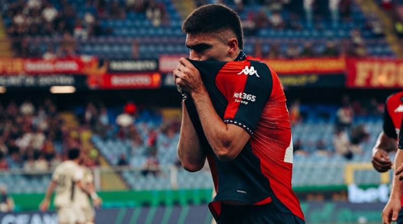EL GENOA SIGUE ADELANTE EN ITALIA: JOHAN VÁSQUEZ MARCA