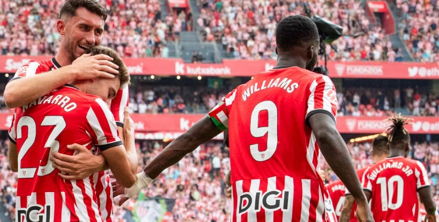 GOLEADA DEL ATHLETIC DE BILBAO SOBRE LOS COLCHONEROS
