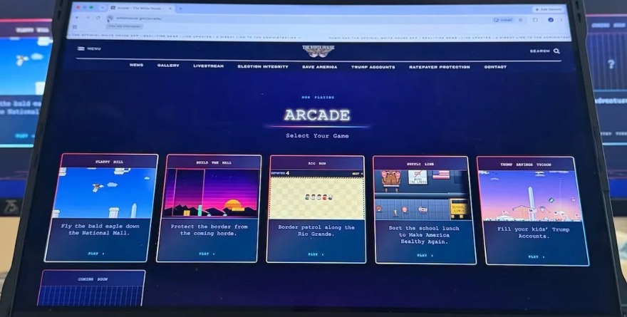 LA CASA BLANCA PONE EN LÍNEA JUEGOS INTERACTIVOS SOBRE LA AGENDA DE TRUMP