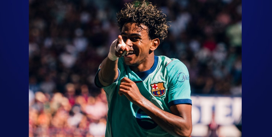 LAMINE YAMAL BRINDA DOBLETE EN TRIUNFO SOBRE LEVANTE