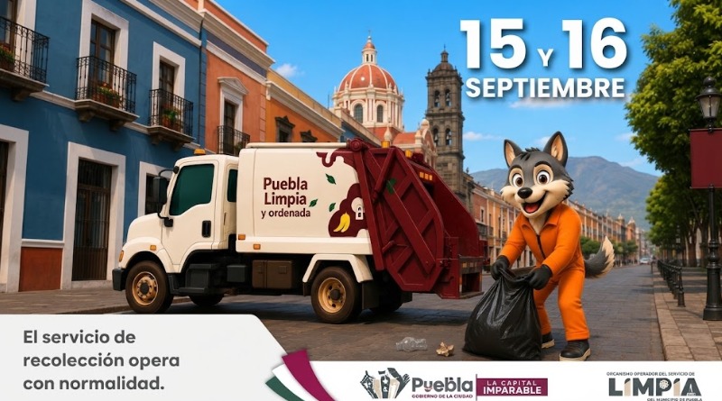 RECOLECCIÓN DE BASURA PUEBLA MANTENDRÁ SUS OPERACIONES NORMALES