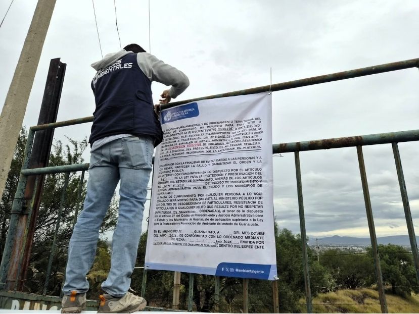 CLAUSURAN BANCO DE MATERIALES PÉTREOS