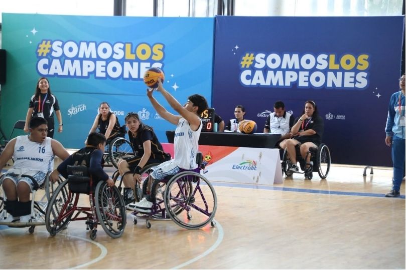 BASQUETBOL SOBRE SILLAS DE RUEDAS DE LA PARALIMPIADA NACIONAL
