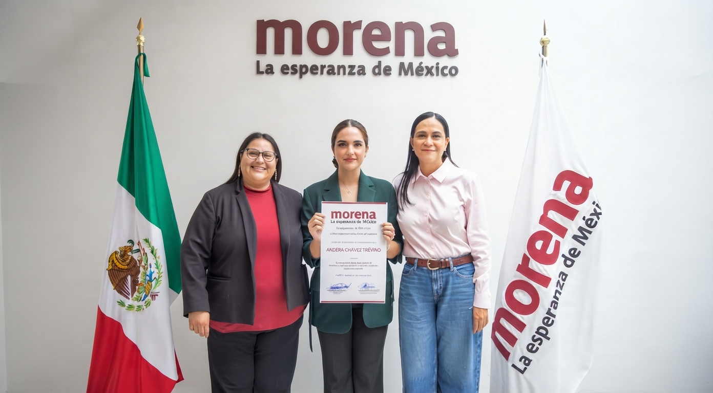 DESIGNA MORENA COMO CANDIDATA A ANDREA CHÁVEZ