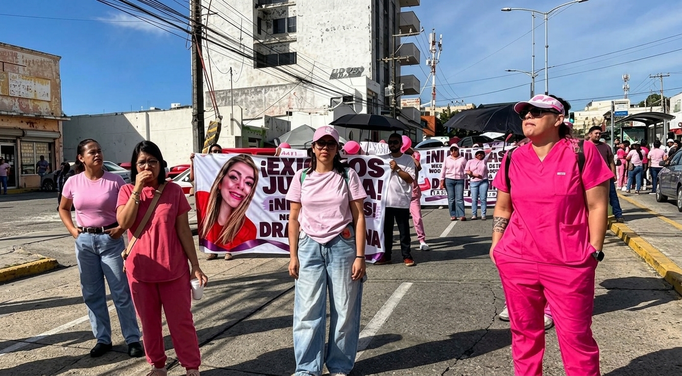 MARCHAN EN VERACRUZ POR DOCTORA ASESINADA