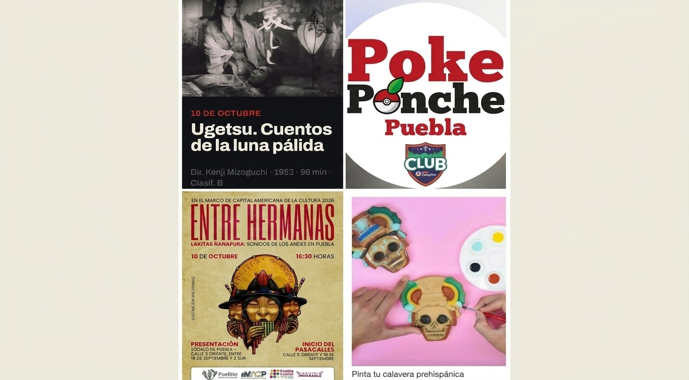 PREPARA PUEBLA EVENTOS CULTURALES ESTE FIN