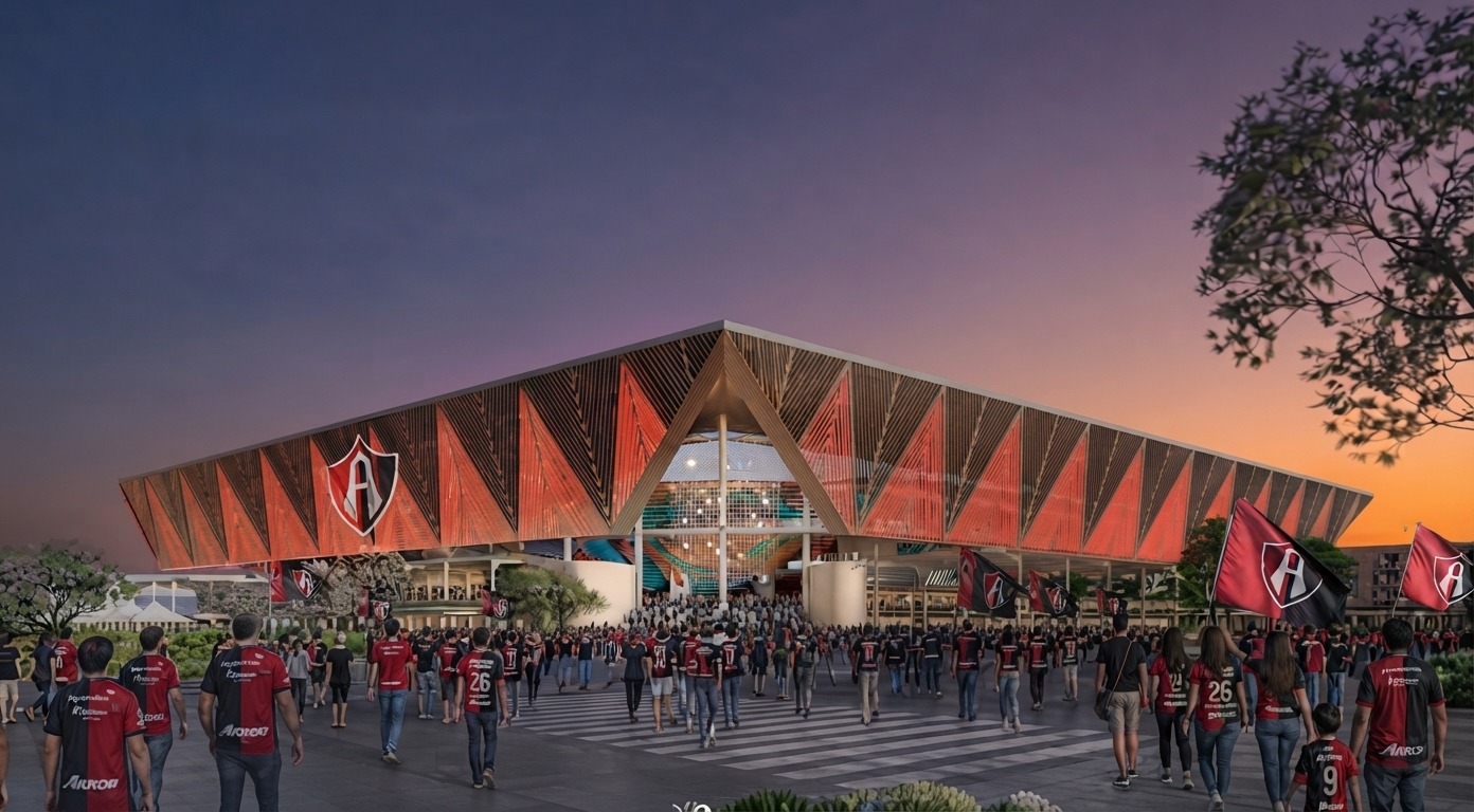 PRESENTAN OFICIALMENTE NUEVO ESTADIO DE ATLAS