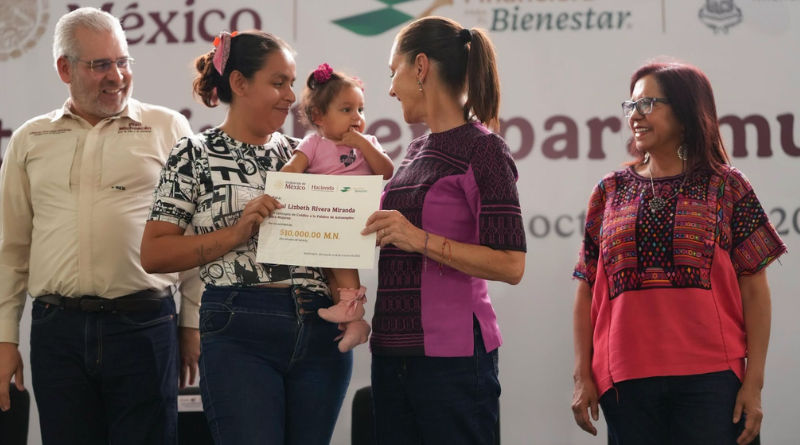 VISITA SHEINBAUM APATZINGÁN TRAS DEUDA PENDIENTE